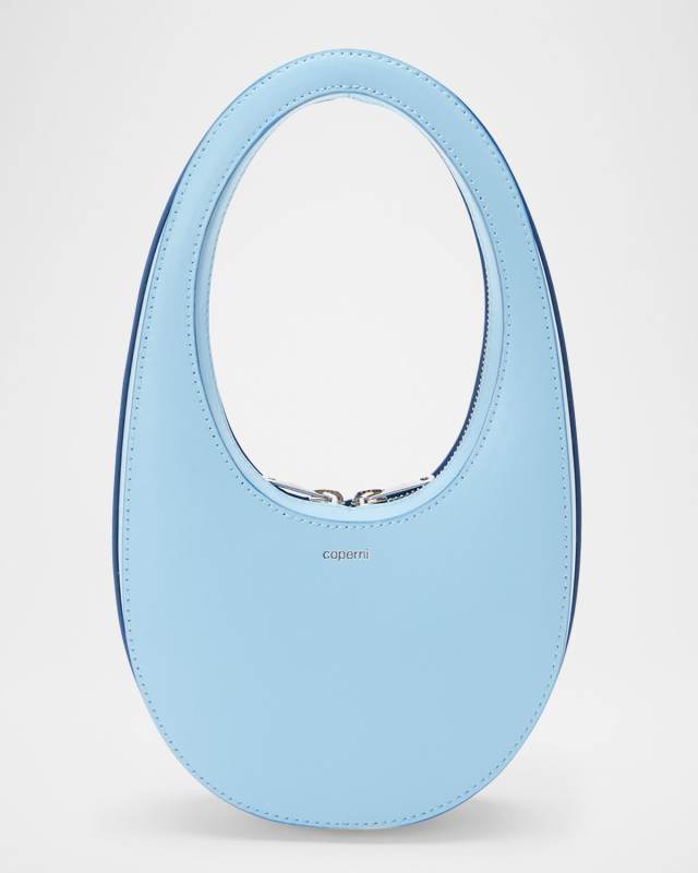 Swipe Mini Leather Top-Handle Bag